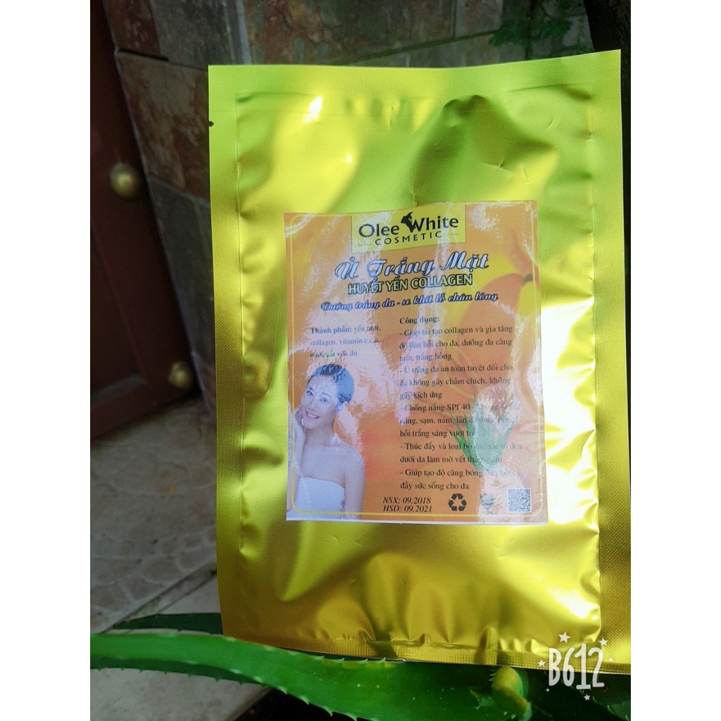 ủ trắng face huyết yến