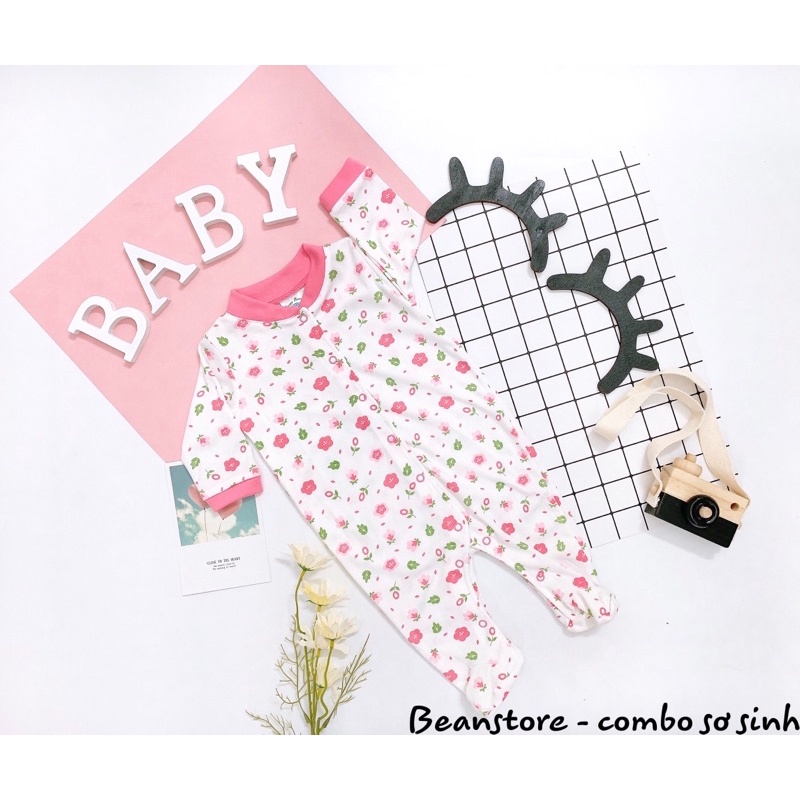 Body liền vớ cotton thái Happy Bears
