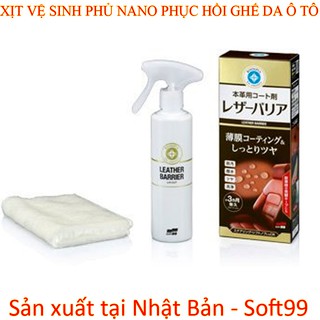 CHAI XỊT VỆ SINH PHỦ NANO PHỤC HỒI GHẾ DA Ô TÔ LEATHER BARRIER L-84
