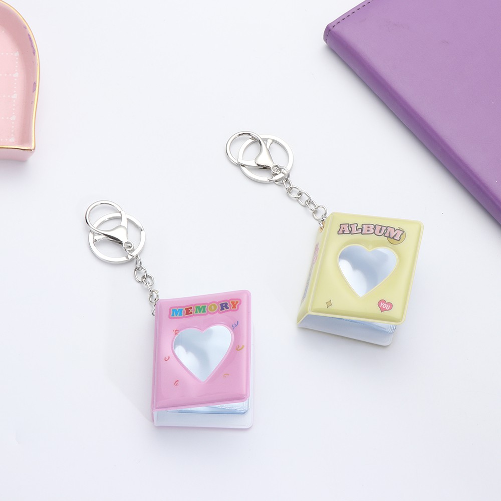 Móc Chìa Khóa Mini 16 Màu Sắc Kích Thước 1 Inch Có Móc Khóa Tiện Dụng