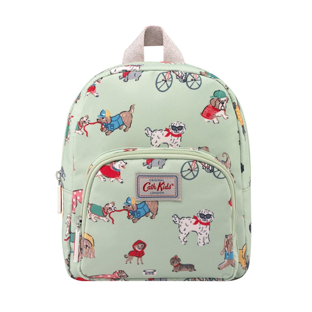 Cath Kidston - Balo trẻ em Kids Mini Backpack Small Park Dogs - 994767 - Mint