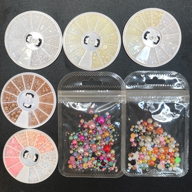 Khay hạt trai nửa 1.5/2/2.5/3/4/5/6/8mm