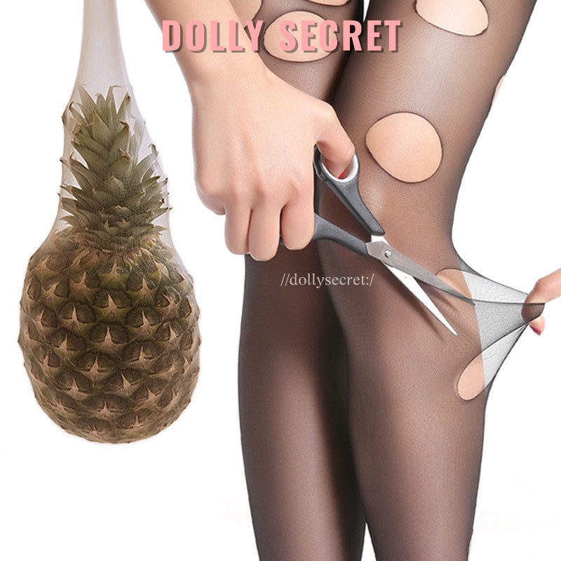 Quần tất dứa siêu dai DOLLY SECRET tàng hình siêu mỏng rách tròn T24