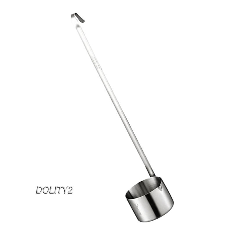 Bộ 2 Muỗng Khuấy Bằng Thép Không Gỉ 50ml Có Móc Treo Tiện Dụng