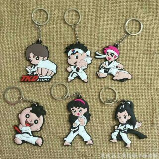 [[Freeship]] Móc khóa hình tập võ combo 50 cái