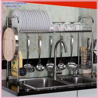 RE0388 Kệ để bát đĩa inox phía trên chậu rửa 80cm