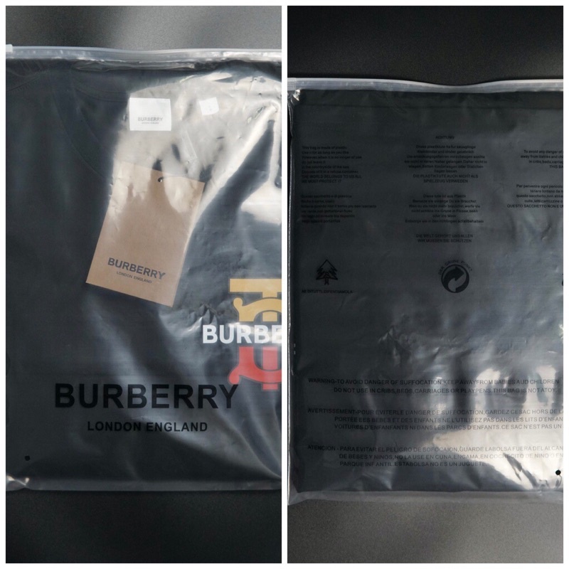 ÁO THUN UNISEX BURBERRY , ÁO THUN BURBERRY Hình London England BIG SIZE