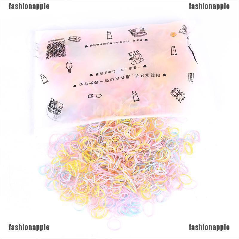 Hộp 2500 Dây Chun Buộc Tóc Trong Suốt Cho Bé