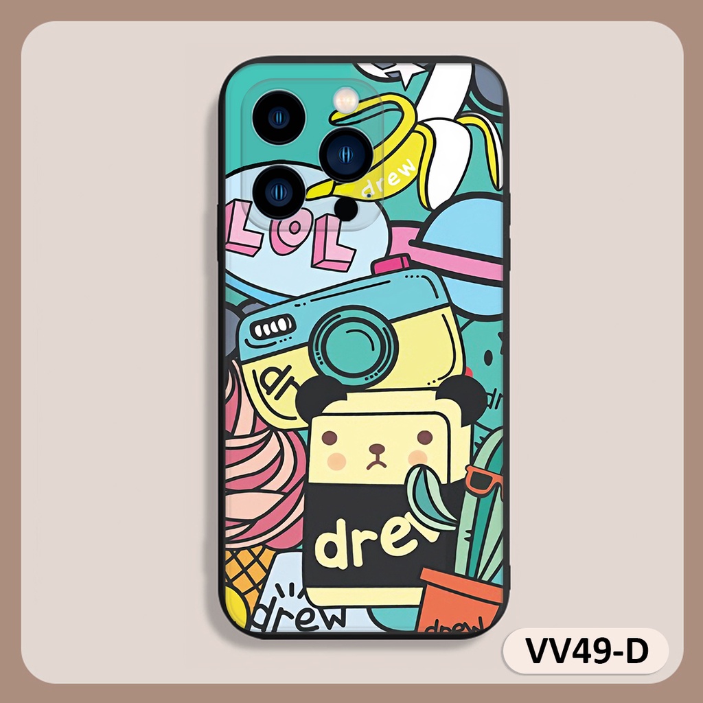 Ốp lưng ip DreW cạnh vuông 6/6plus/6s/6splus/7/7plus/8/8plus/x/xr/xs/11/12/13/pro/max/plus/promax