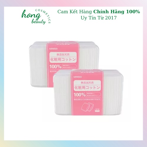 Bông tẩy trang Miniso 1000 miếng