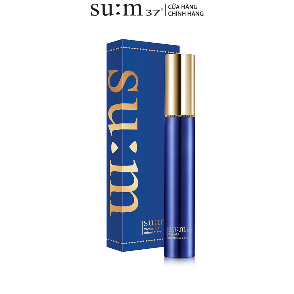 [Mã VISAPREMIUM giảm 150K]Tinh Chất Giảm Sưng Làm Mát Tức Thì Vùng Da Mắt Su:m37 Water-full Intense Eye Serum 15ml