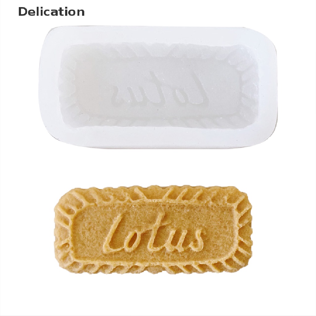 Khuôn silicone tạo hình làm nến hình bánh quy tiện dụng cho nhà bếp
