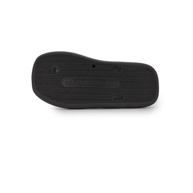 Sandal nữ xỏ ngón xixitiao đế thấp chống trượt mũi vuông phong cách tối giản