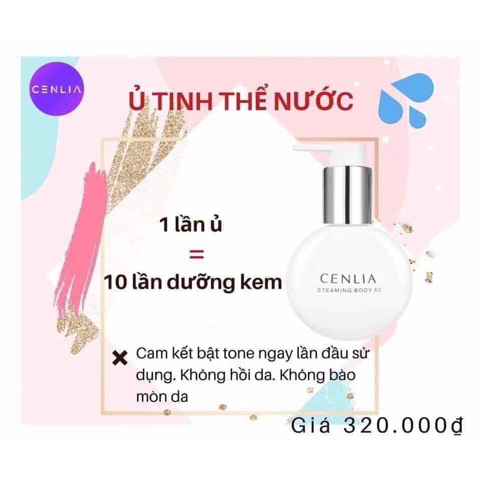 Ủ TRẮNG BODY BẬT TONE MẠNH CHIẾT XUẤT TINH THỂ NƯỚC CENLIA (Hàn quốc) | BigBuy360 - bigbuy360.vn