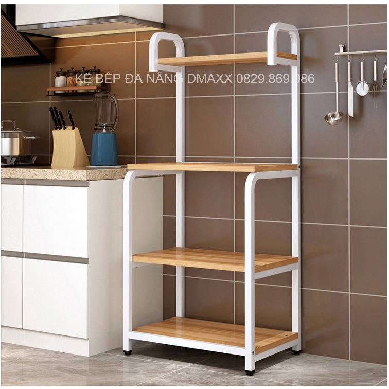 Kệ Bếp Đa Năng, Kệ Lò Vi Sóng, Lò Nướng, Nồi Chiên Không Dầu DMAXX Chiu Lực Cao