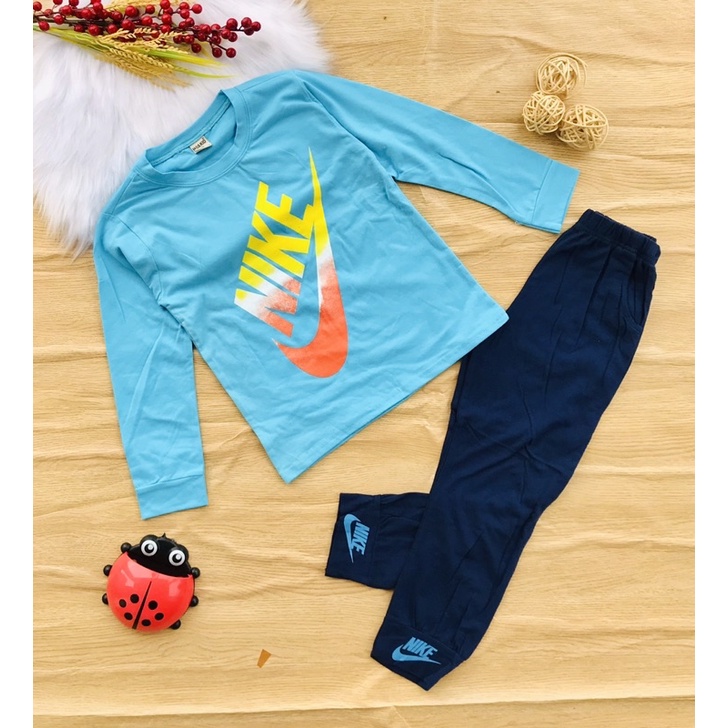 🚁 Bộ dài tay thun cotton cho bé  trai 25-45kg