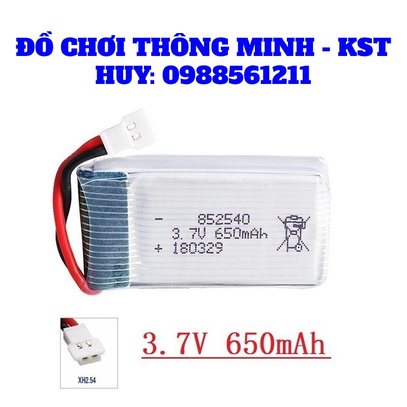 Pin Li-po 3.7V - 1S 650mAh 25C