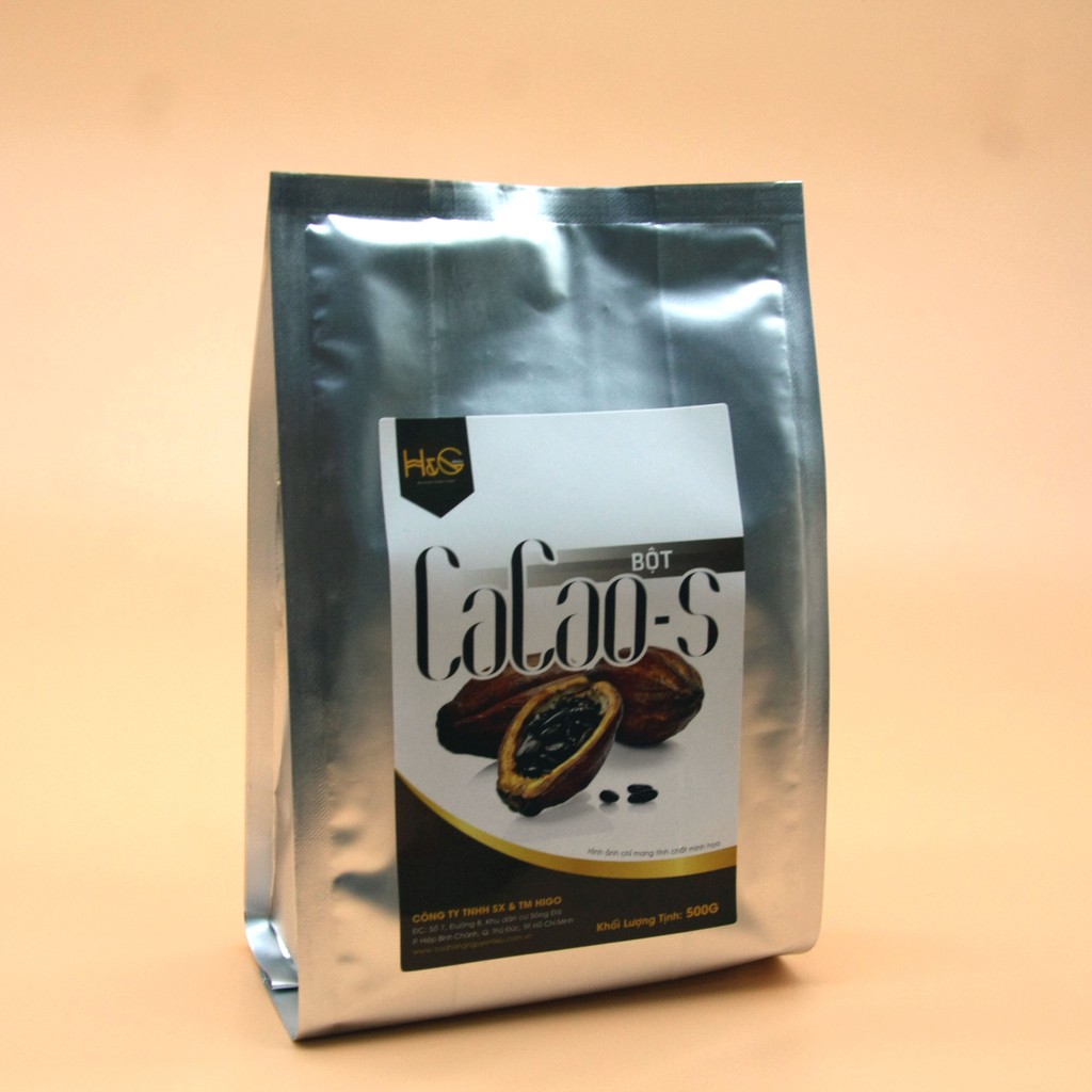 Bột Cacao Higo - Cacao Đắng Nguyên Chất Gói 500gr