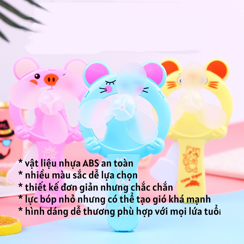 Quạt bóp tay tạo gió đơn giản siêu bền + nhiều mẫu lựa chọn