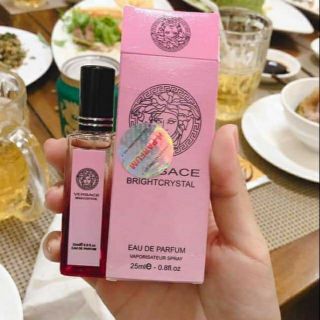 VERSACE BRIGHTCRYSTAL Tinh Dầu Thơm Hparfum  - Dạng Xịt 25ml