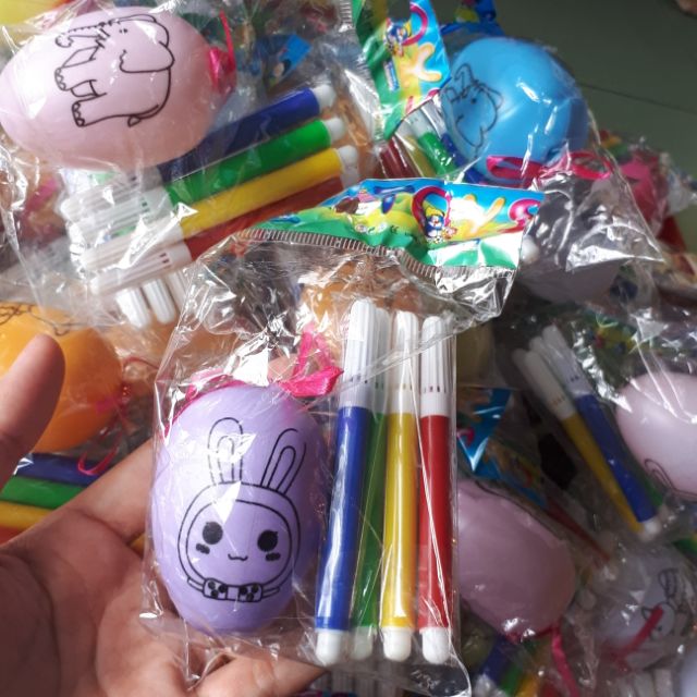 10 TRỨNG TÔ MÀU KÈM BÚT