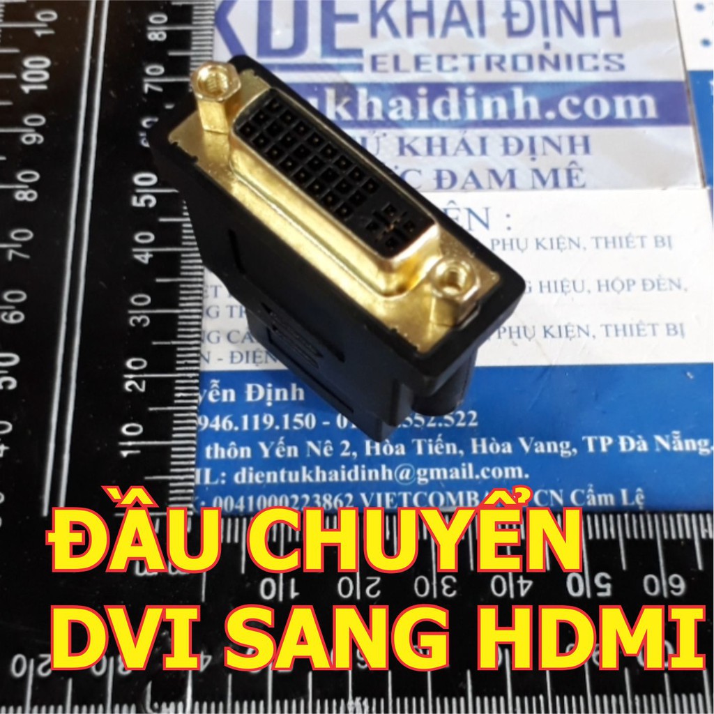 ĐẦU CHUYỂN HDMI SANG DVI hoặc ngược lại FULL HD 1080P KDE0373