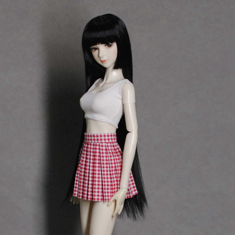 BJD Đầm Ngắn Cho Búp Bê 1/3 1/4 42-60cm Đồng phục JK