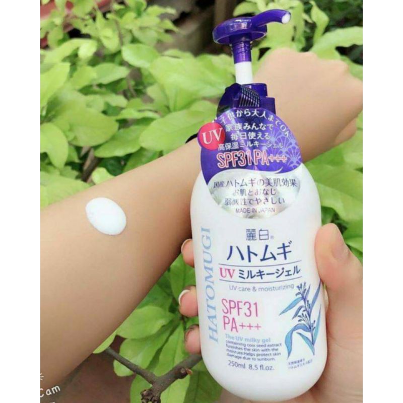 Dưỡng thể làm trắng HATOMUJI của Nhật Bản về nhiều giá đẹp nha các tình yêu