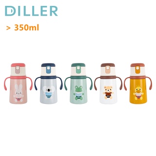 Bình đựng nước Diller Mlh9002 bằng thép không gỉ cao cấp thiết kế họa tiết dễ thương