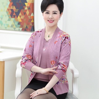 Set áo len trung niên cao cấp sang trọng