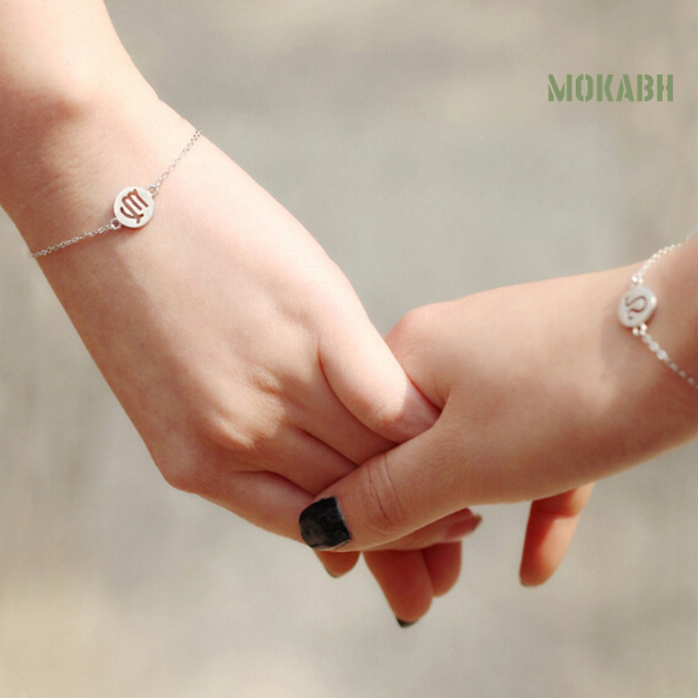 Vòng Đeo Tay Họa Tiết 12 Cung Hoàng Đạo Thời Trang Dành Cho Nữ