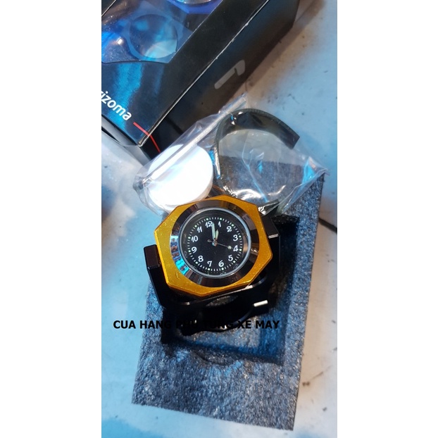 ĐỒNG HỒ LẮP GHI ĐÔNG GẮN XE RAIDER - SATRIA - SONIC - 1 MẶT ĐỒNG HỒ - 1 MẶT LA BÀN