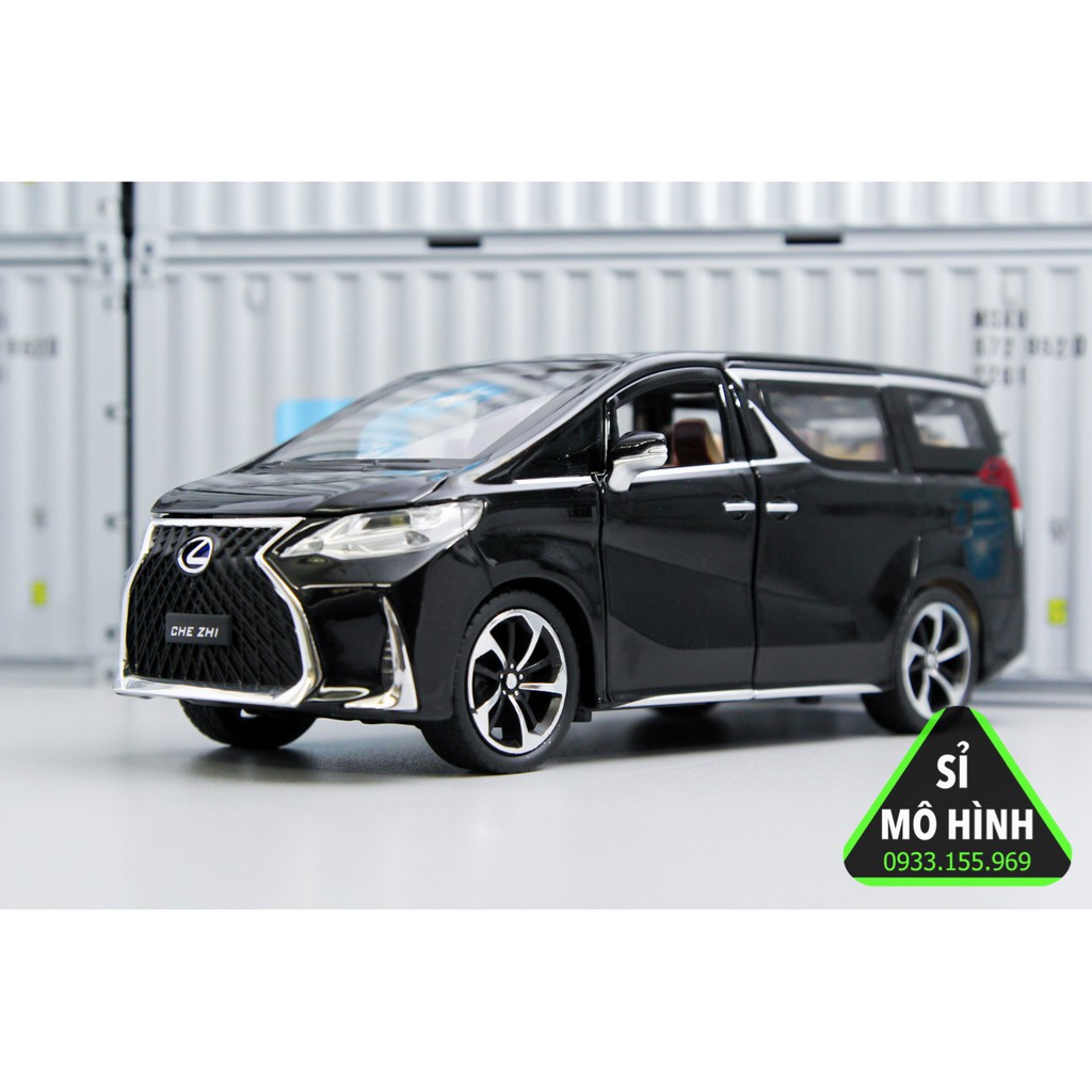 [ Sỉ Mô Hình ] Mô hình xe SUV Lexus LM300h mở hết cửa 1:24