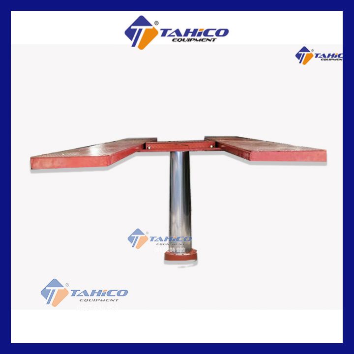 Cầu nâng 1 trụ rửa xe ô tô Việt Nam âm nền - bảo hành 2 năm - Tahico