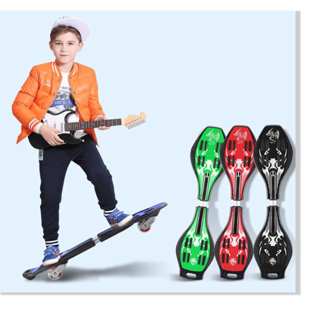Ván Trượt Lắc Skateboard Twister 2 Bánh Đèn LED Cao Cấp , Ván Trượt Thể Thao Bảo Hành Chính H