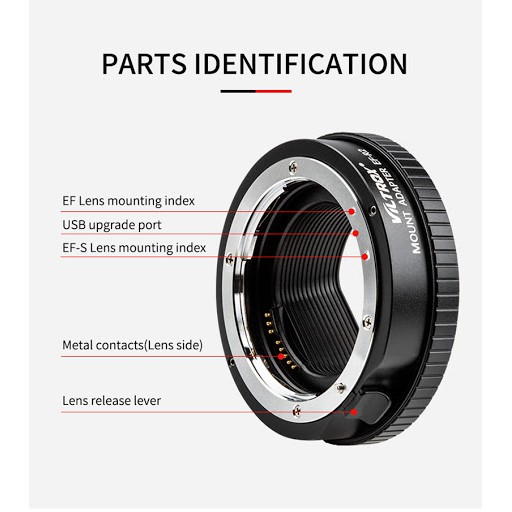 Ngàm Chuyển AF Viltrox EF-R2