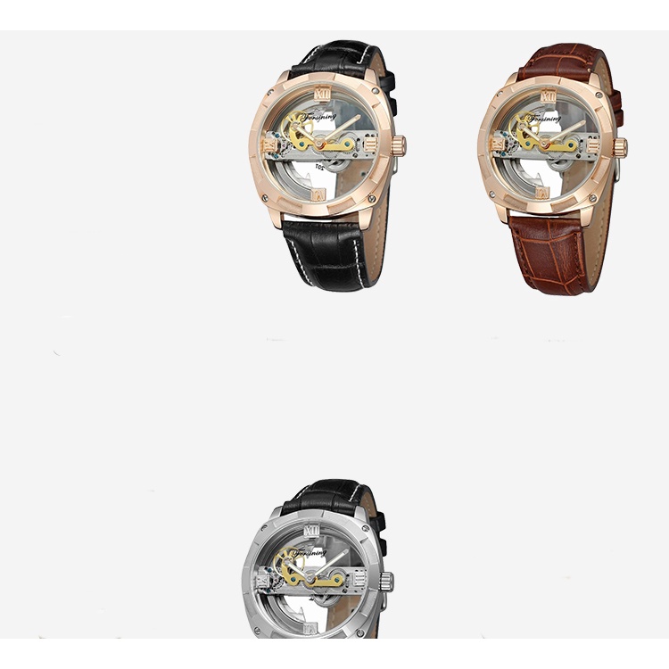 Đồng hồ cơ nam Forsining 207 lộ máy độc đáo - đồng hồ nam cao cấp