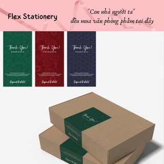SET 50 MIẾNG NHÃN DÁN CẢM ƠN KHÁCH HÀNG, DECAL DÁN THANK YOU 5CM*10CM