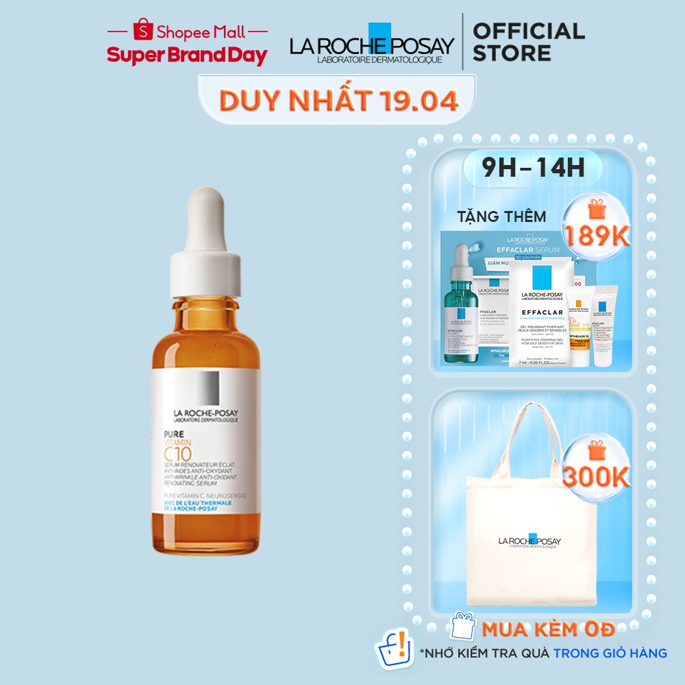 Dưỡng chất cải thiện làm sáng da La Roche Posay Pure Vitamin C10 30ml | BigBuy360 - bigbuy360.vn