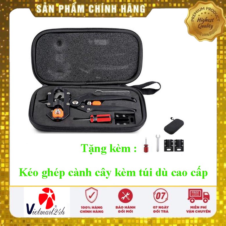 Kéo Cắt Ghép Cành Cây Chuyên Dụng 3 mối ghép  + Túi dù cao cấp