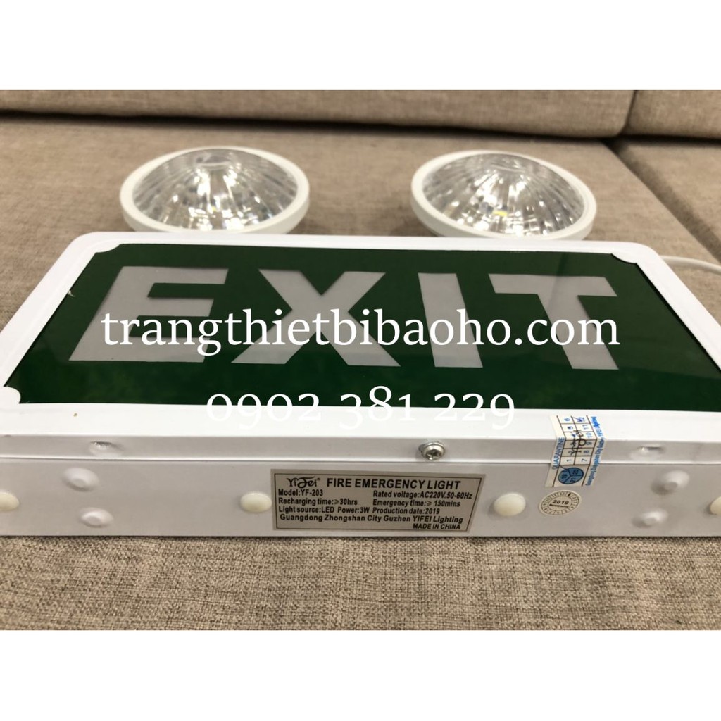 Đèn chiếu sáng sự cố kết hợp biển chỉ dẫn thoát nạn Exit Yifei YF-203