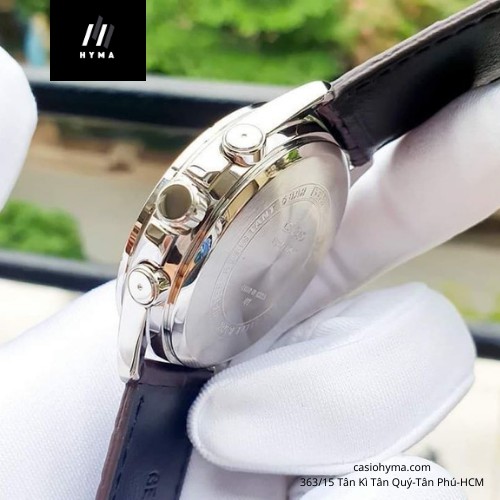 Đồng hồ nam dây da cao cấp Casio MTP 1374L-7A1 Mặt trắng 6 kim Size 42mm Chống nước 5ATM Bảo hành 1 năm Hyma watch