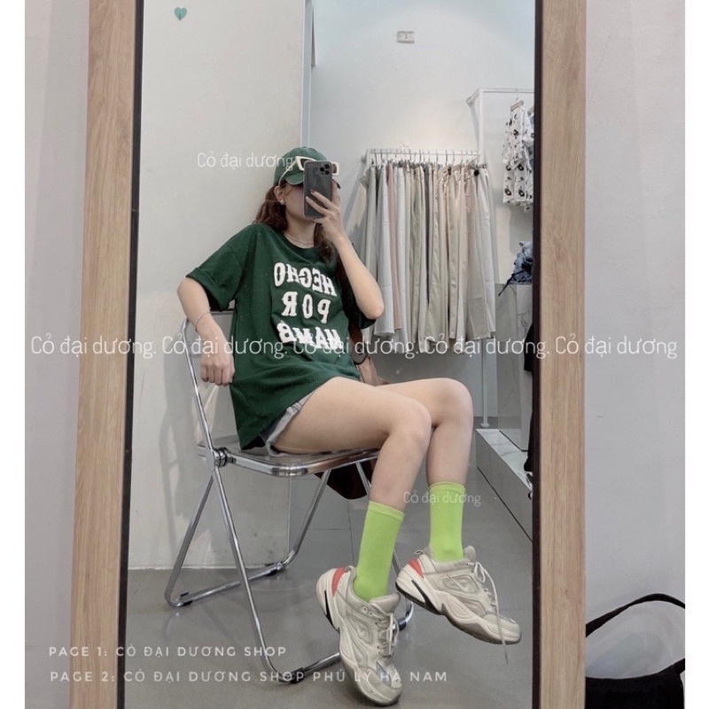Áo Thun Xanh Lá Nam Nữ Unisex - Phông Dáng Rộng Tay Lỡ Ulzzang Vintage Phong Cách Hàn Quốc