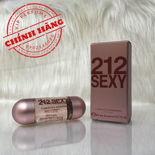 Nước hoa nữ chính hãng Carolina Herrera 212 Sexy EDP 5ml