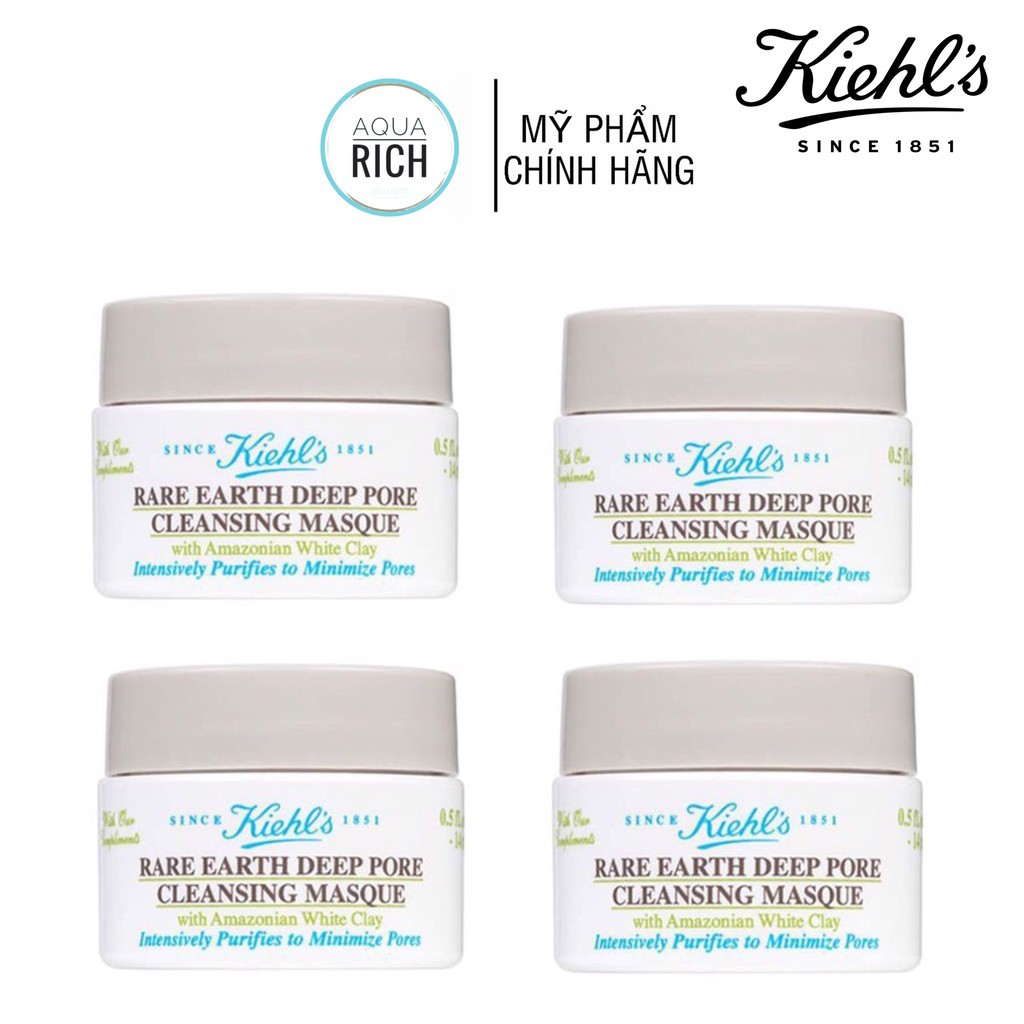 Mặt Nạ Đất Sét Kiehl's Rare Earth Deep Pore Cleansing Masque Kiehls (14ML)