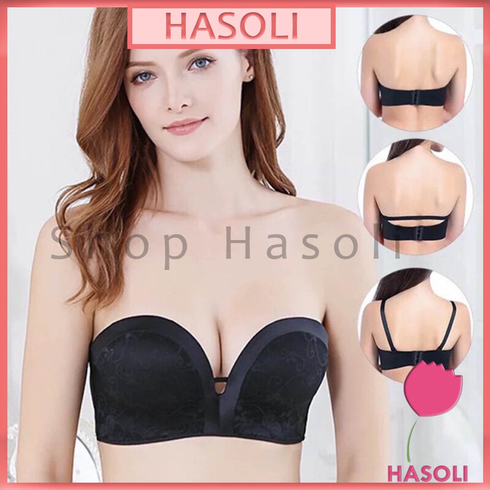 Áo Lót Không Dây Chống Tụt Nâng Ngực Cao Cấp AL15