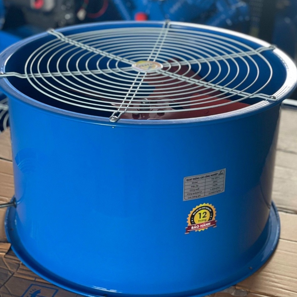 Quạt thông gió công nghiệp tròn phi 50cm và 60cm | Quạt hút công nghiệp công suất lớn