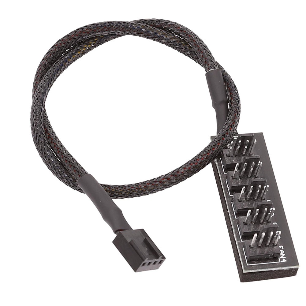 1x 40cm 1 Đến 5 4-Pin PWM Quạt Làm Mát CPU PC