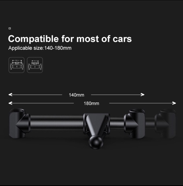 Giá đỡ tựa ghế trên ô tô cho iPhone-iPad BASEUS Bracket Car Mount