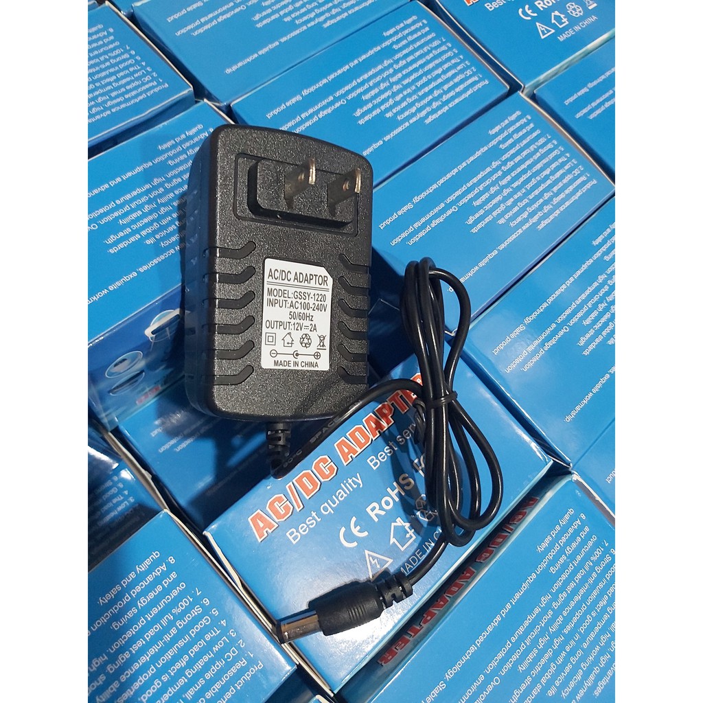 Sạc nguồn 12V-2A chân thường [Rẻ nhất]